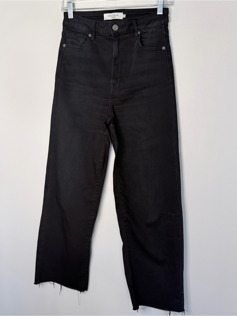 Women’s Hidden Black High-Rise Wide Leg Jeans